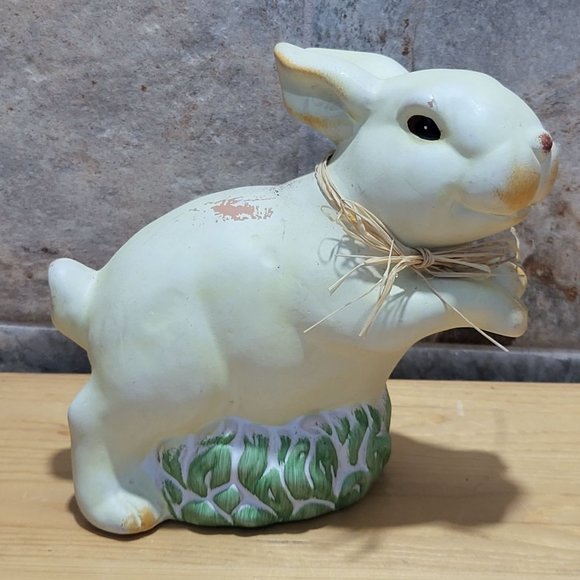 VTG Leaping Bunny Rabbit Figurine Easter Decor - Picture 4 of 11